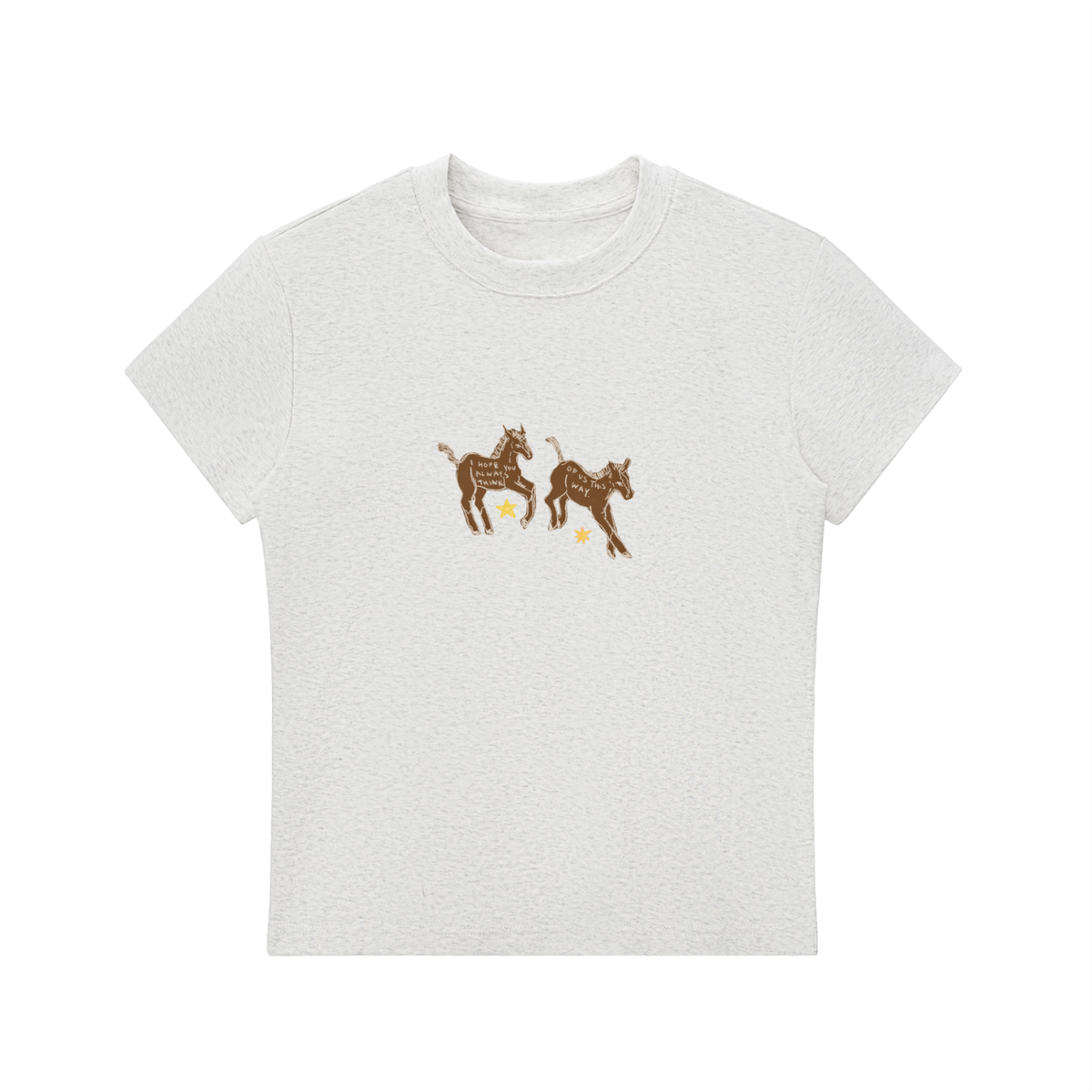 Foaling Around Fitted Tee