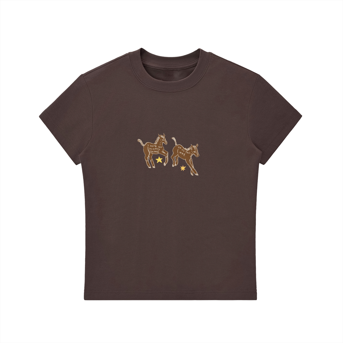 Foaling Around Fitted Tee