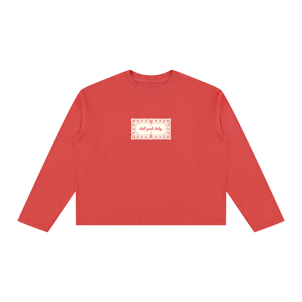 Hell Yeah Long Sleeve Boxy Tee