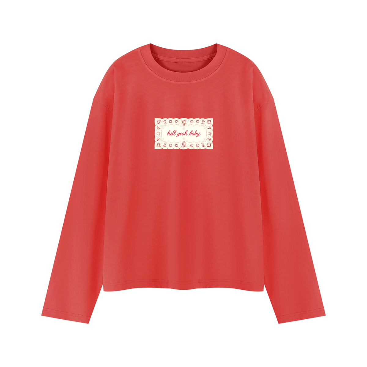 Hell Yeah Long Sleeve Boxy Tee