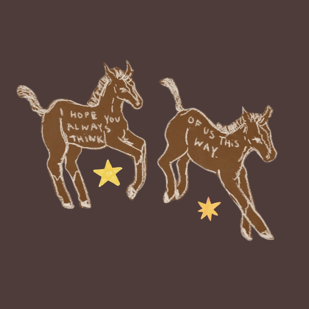 Foaling Around Fitted Tee