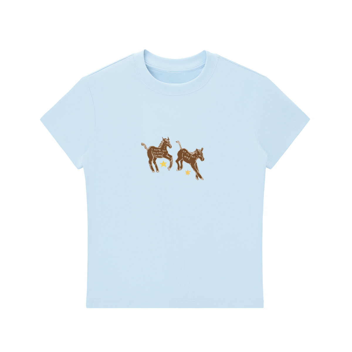 Foaling Around Fitted Tee